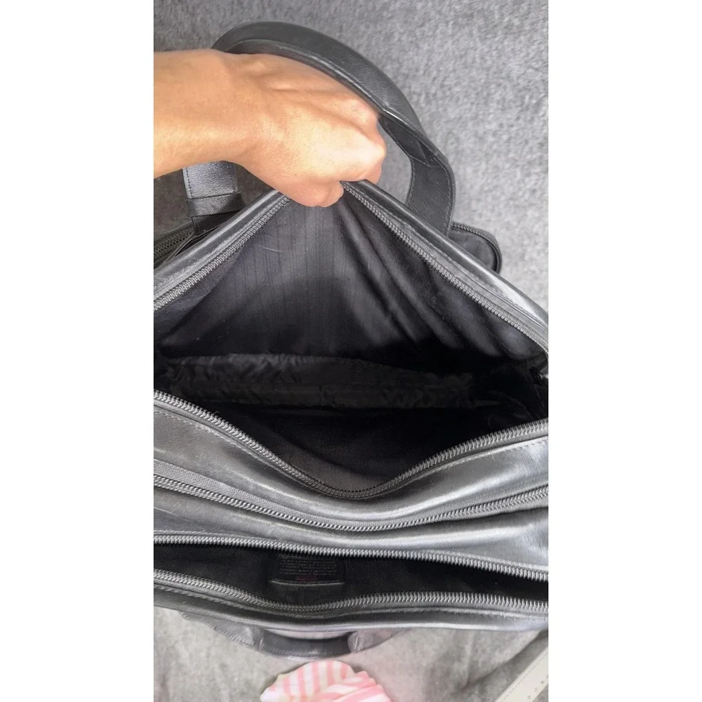 Tumi Leather Laptop Bag 16